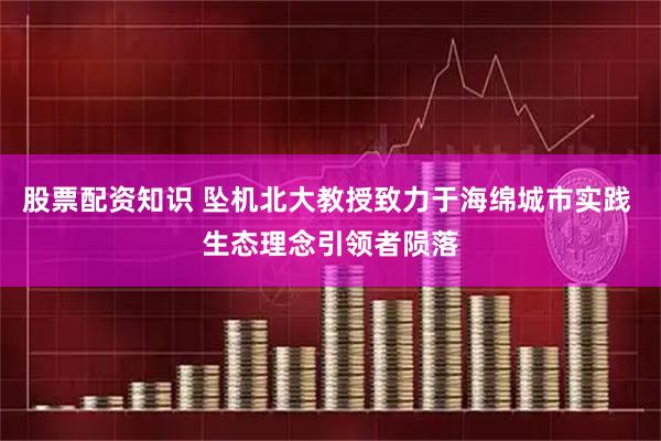 股票配资知识 坠机北大教授致力于海绵城市实践 生态理念引领者陨落